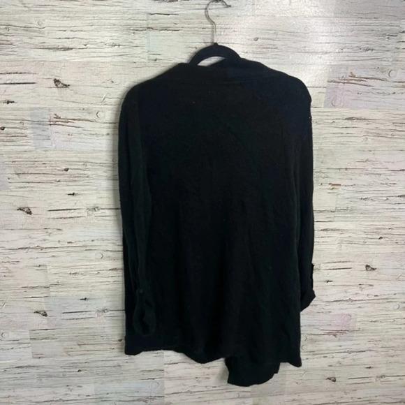 Cashmere Wool  Blend Black Sweater cardigan medium - Picture 9 of 9